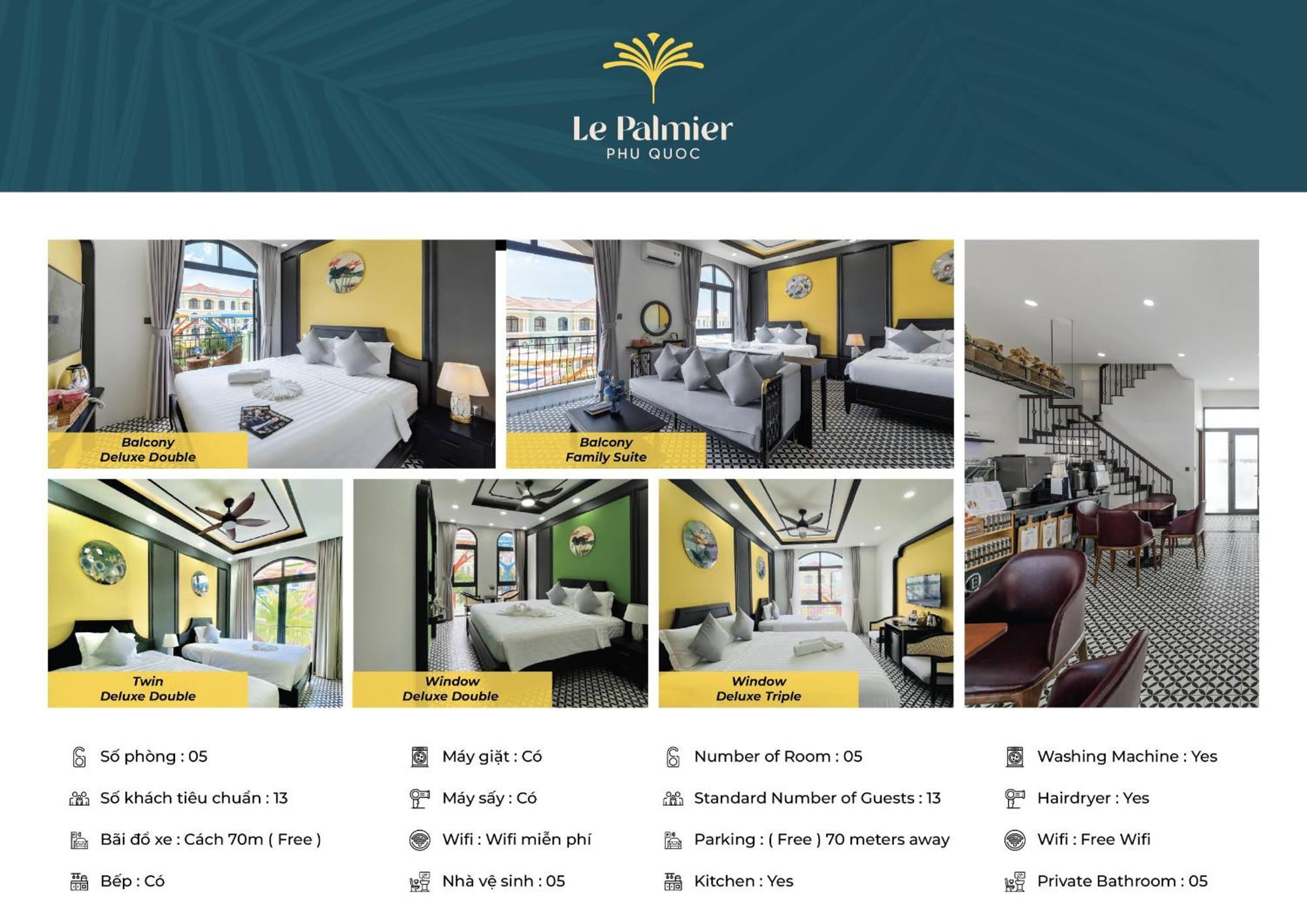 Le Palmier Phu Quoc Hotel Bagian luar foto